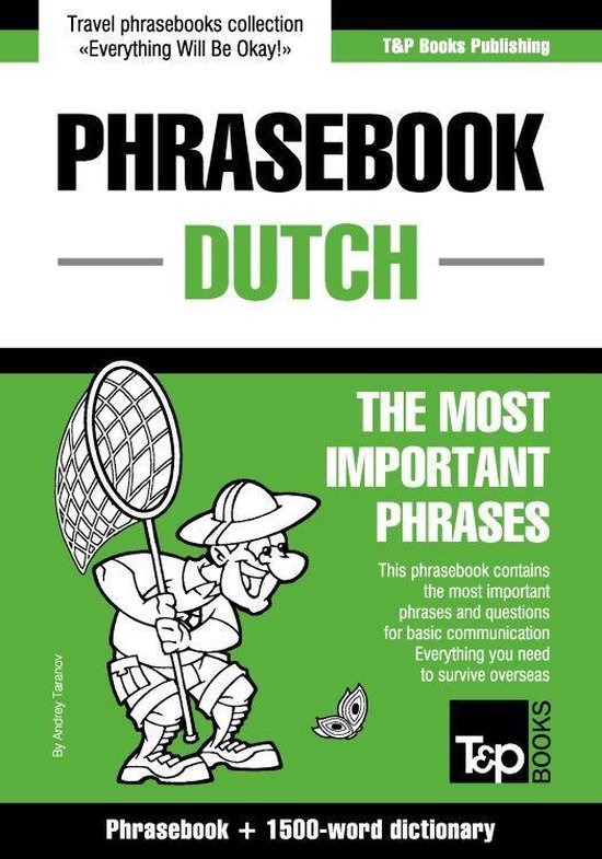 English-Dutch phrasebook and 1500-word dictionary - cover