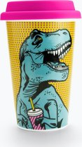 Mustard To Go Drinkbeker - Dubbelwandig - 350 ml - T-Rex