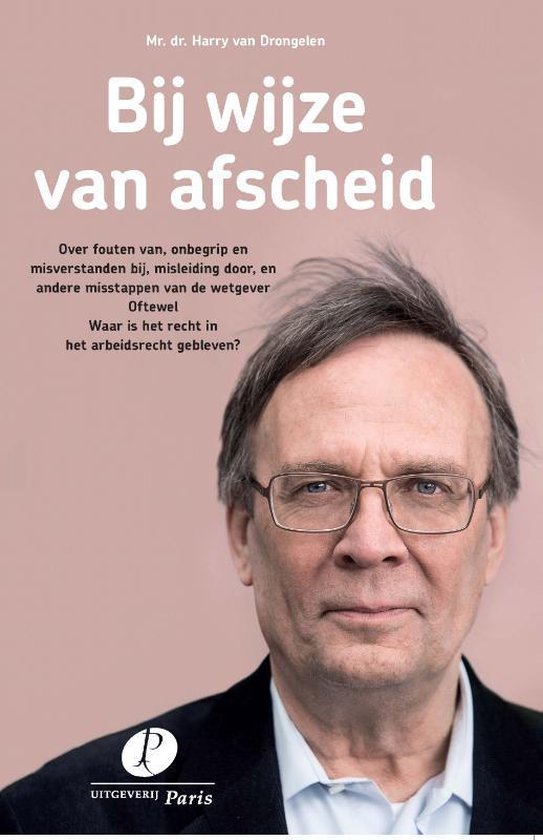 Bij wijze van afscheid - cover