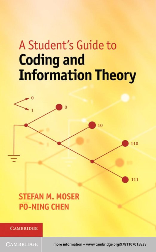 A Student's Guide to Coding and Information Theory - cover