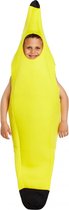Grappig Bananen Kostuum Kinderen - Gele Baan Fun Kostuum - Carnavalskleding - Verkleedkleding - Feest - Meisje - Jongen - 7-9 Jaar