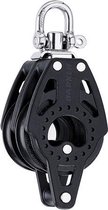 Harken Carbo 2-schijfs+hondsvot 57mm