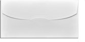 Witte envelop 11 x 22 cm 50 stuks