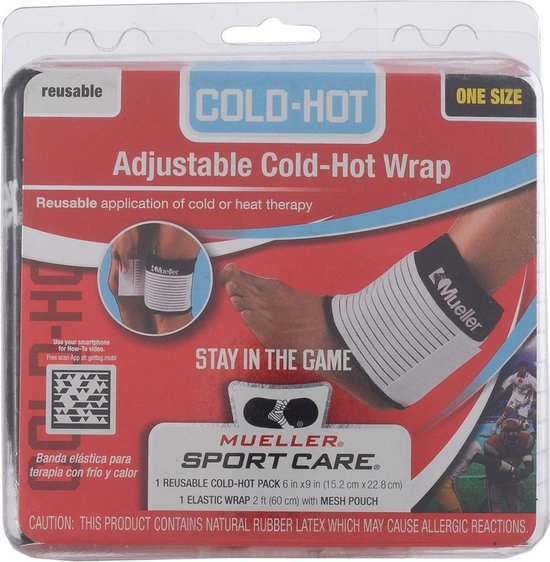 Mueller Aanpasbare coldhot wrap voor knie en enkel