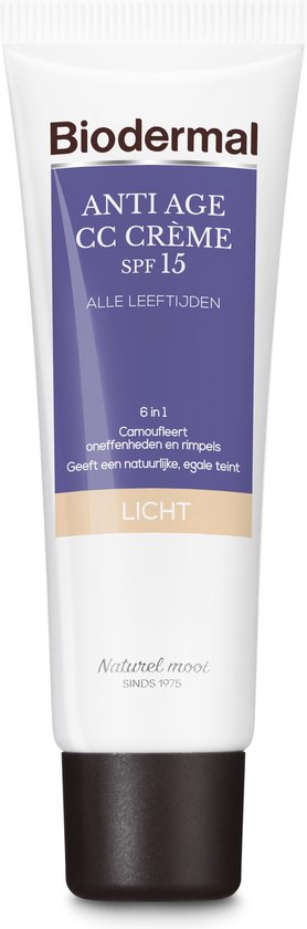Biodermal Anti Age CC Cream - Camouflerende crème met SPF15