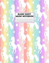 Blank Sheet Music Notebook