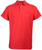 Santino Matt Polo-shirt lange mouwen - Rood - XL