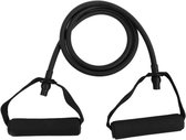 DW4Trading® Resistance tube met handvat 1,2 mtr zwart