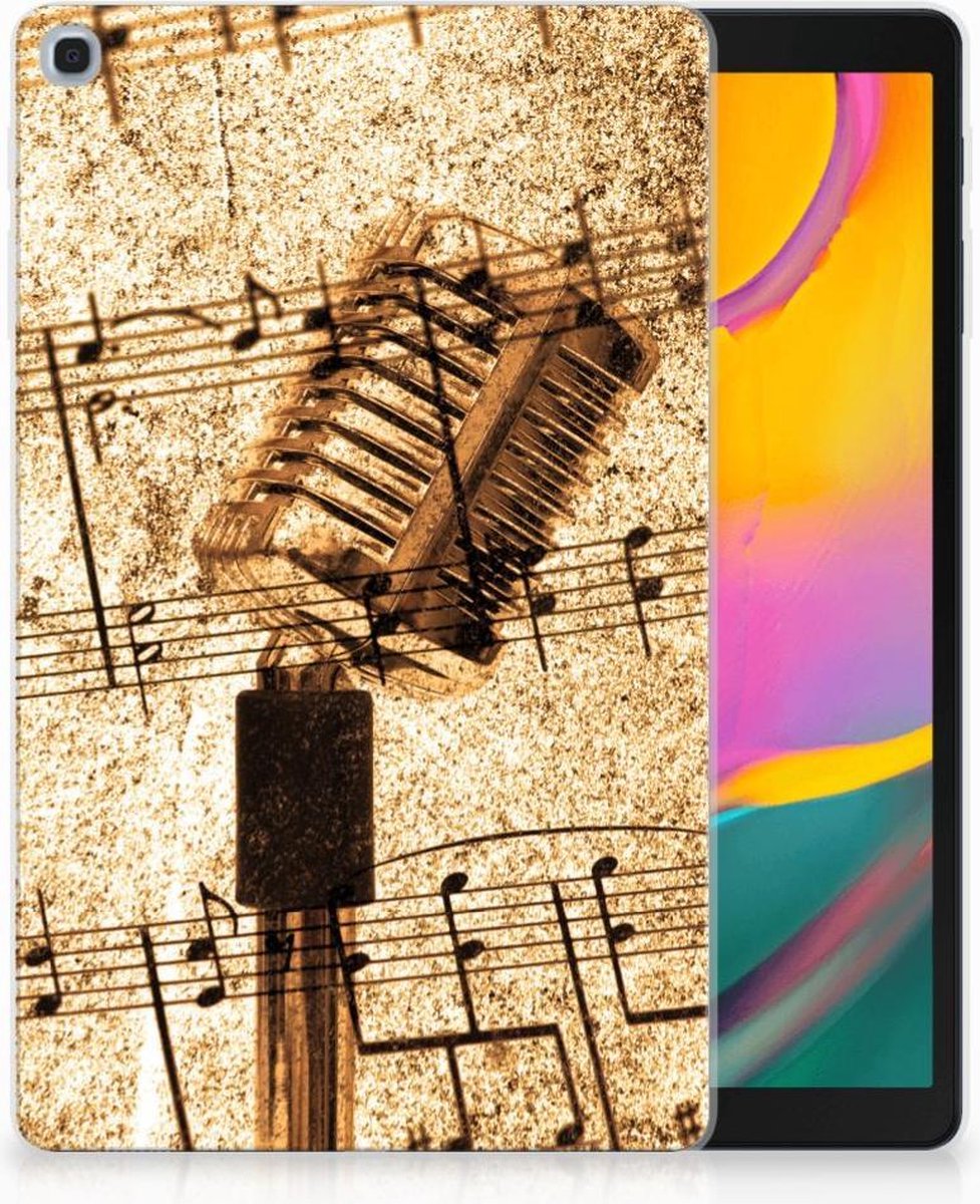 Samsung Galaxy Tab A 10.1 (2019) Tablet Backcover met foto Bladmuziek