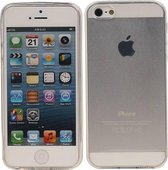 Zeer dun Siliconen Gel TPU iPhone 5 / 5S / SE transparant hoesje case cover