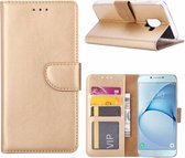 Portemonnee case hoesje Goud Samsung Galaxy A6 Plus 2018 A605