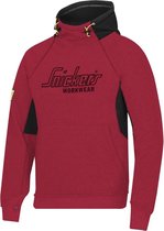 Snickers Workwear Sweatshirt Hoodie Chili Red - Zwart 2815-1604 XXL