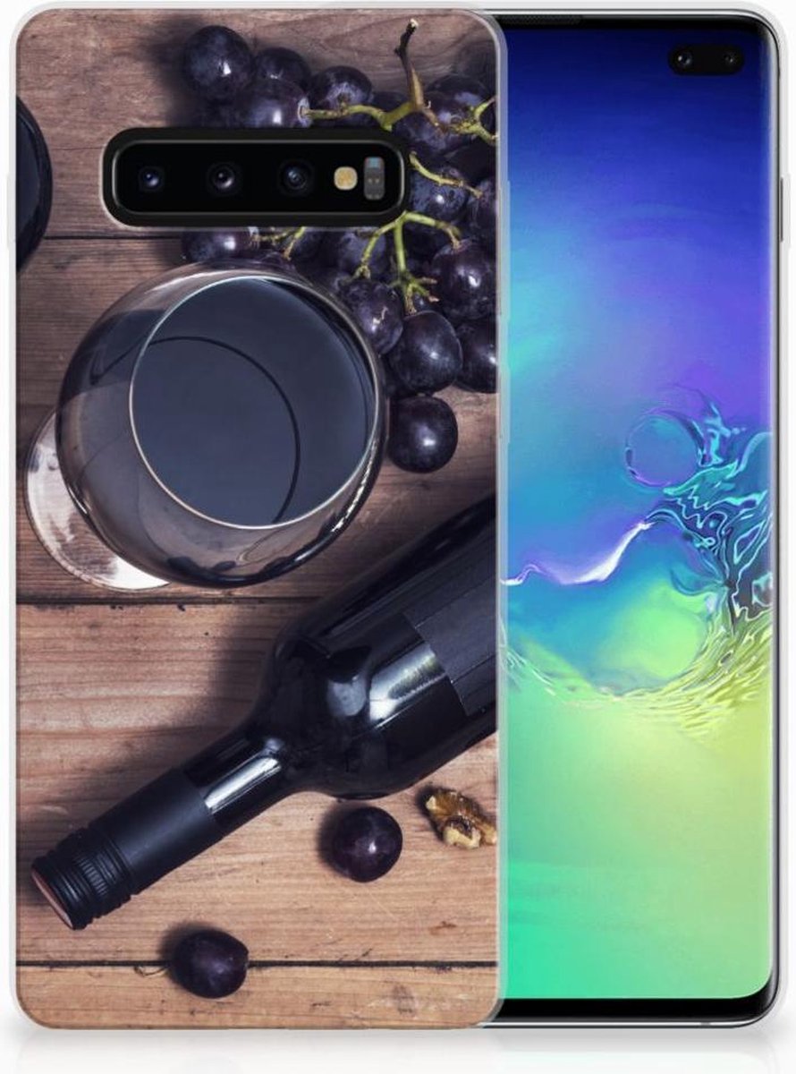 Samsung Galaxy S10 Plus Siliconen Case Wijn