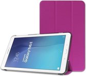 Samsung Galaxy Tab E 9.6 Tri-Fold Book Case Paars