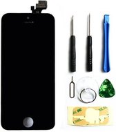 PhoneTrend® compleet LCD/display/scherm voor Apple iPhone 5 zwart  + toolkit + handleiding+ tempered glass screenprotector (black)