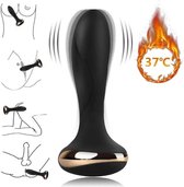 Teazers Verwarmende Buttplug – Vibrerende Buttplug – Anaal Vibrator – Sex Toys voor Mannen en Vrouwen – Zwart