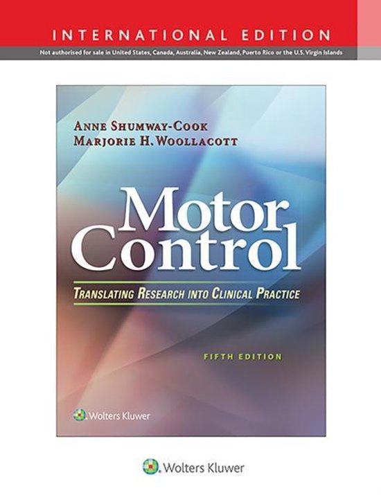 Motor Control 9781496347725 Anne ShumwayCook Boeken