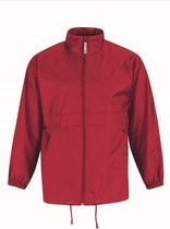 Windjas/regenjas voor heren rood maat 3XL