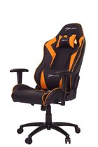 E-win Champion Series Ergonomic Game Stoel - Luxe Gaming Bureaustoel – Gaming Chair - Kantelfunctie - Hoogte Verstelbaar - Nek- en Rugkussen - Kunstleer – oranje/ zwart