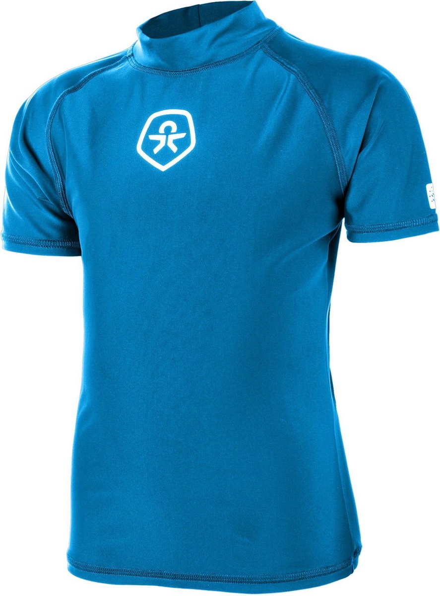 Color Kids Timon SS Tee UPF 50+ Junior Surfshirt - Maat 92 - Unisex - blauw