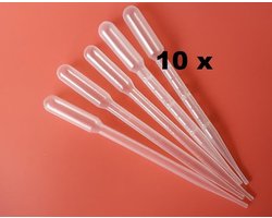 10 x pipet voor vloeistoffen - 3 ml