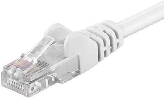 Câble réseau DSIT CAT5E - RJ45 - blanc - 1,5 m