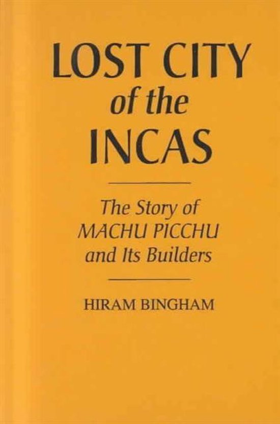 Lost City of the Incas - cover