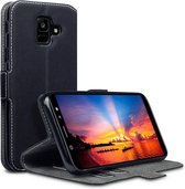 Samsung Galaxy A6 2018 hoesje - CaseBoutique - Zwart - Kunstleer