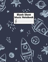 Blank Sheet Music Notebook