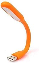 Flexibele Usb Led Lamp (Leeslampje) / Computer / Laptop (Oranje)