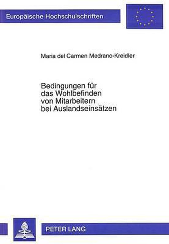 Bedingungen Fuer Das Wohlbefinden Von Mitarbeitern Bei Ausla ... - cover