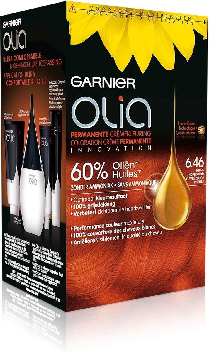 Garnier Olia 6.46 Cuivré rouge intense | bol.com