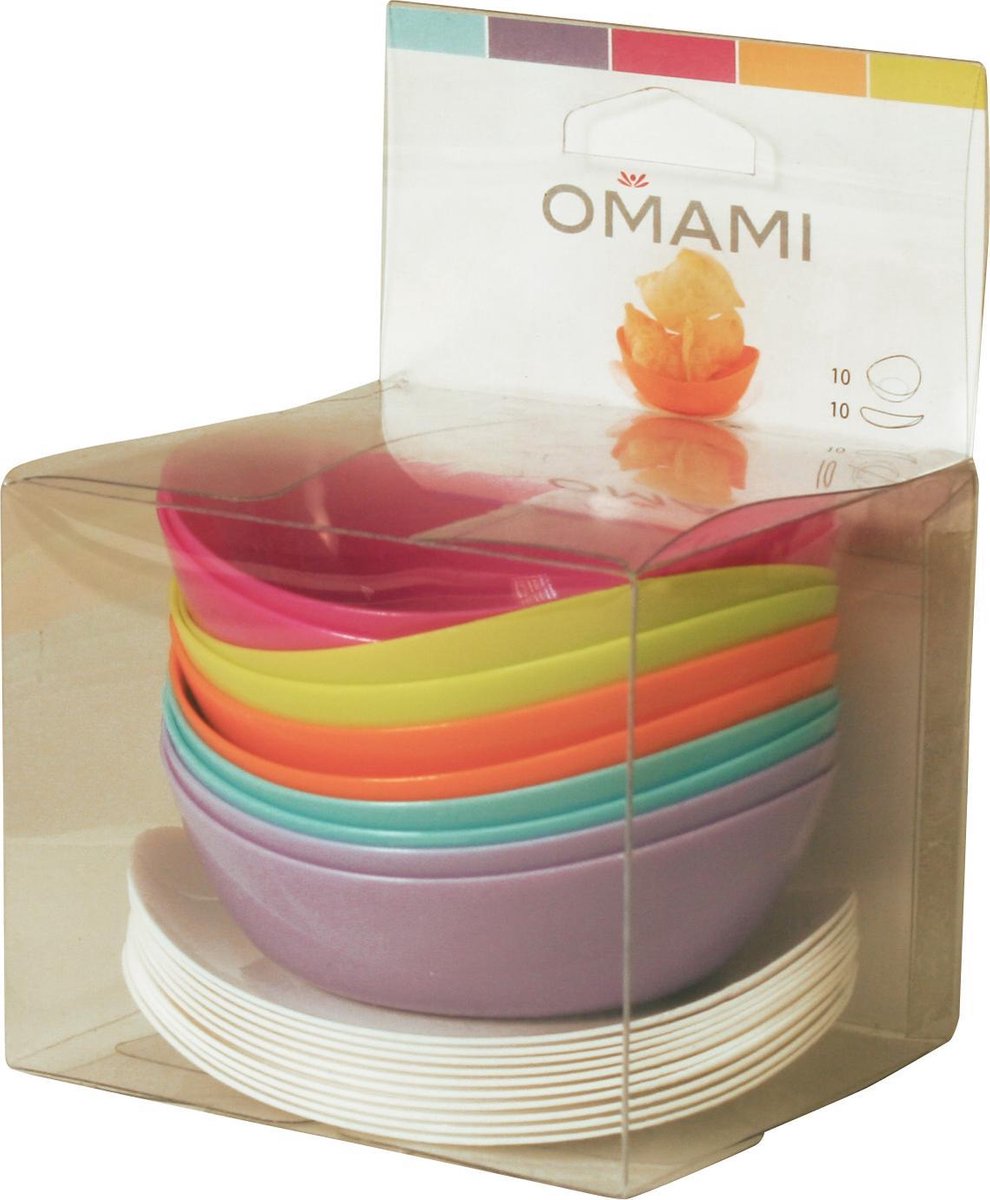 Omami - Set 2 Color: Bord + diep bord, 10st, 5kl.