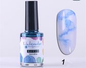 Magic Blossom nailpolish watercolor Licht Blauw