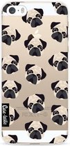 Casetastic Softcover Apple iPhone 5 / 5s / SE - Pug Trouble
