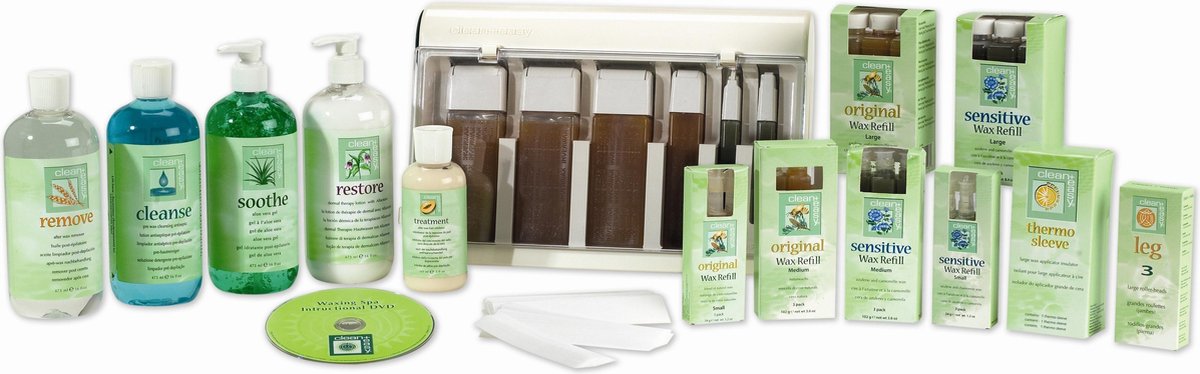 Scheiden zijn kennis Clean+Easy Spa Waxing Kit (M) | bol.com