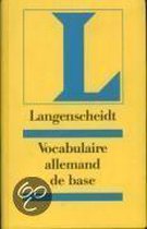 Langenscheidt Vocabulaire allemand de base. Für Französisch sprechende Lernende