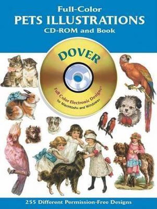 Dover Electronic Clip Art- Full-Colour Pets CD Rom, Dover ...