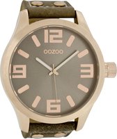 OOZOO Timepieces C1103 - Horloge - Grijs/Groen - 51 mm