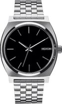 Nixon A045000 Time Teller black - Horloge - 37mm - Zilverkleurig