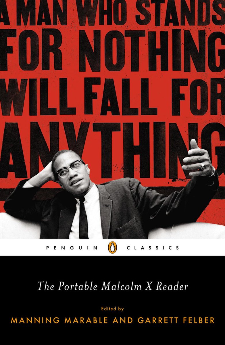 Omslag van The Portable Malcolm X Reader