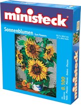 Ministeck: Vaas met zonnebloemen