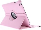 360° Draaibare Bookcase iPad 2 / 3 / 4 tablethoes - Roze