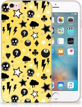 Geschikt voor iPhone 6s Bumper Hoesje Punk Yellow