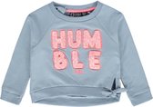 Tumble 'n dry Meisjes Sweater Toos - dusty blue - Maat 80