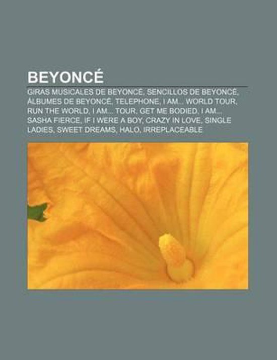Beyonce, Source Wikipedia | 9781231532805 | Boeken | bol