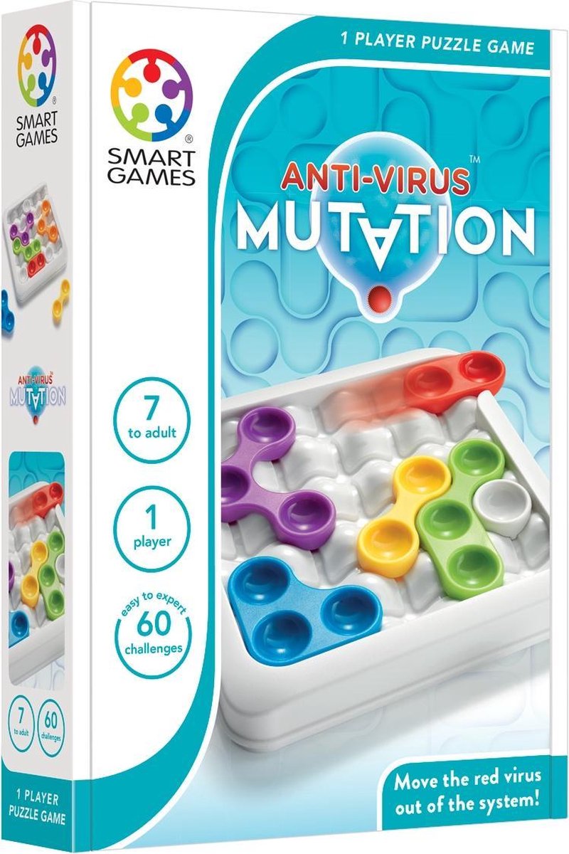 SmartGames - Anti-Virus Mutation - Denkspel - 60 opdrachten | Games |  bol.com
