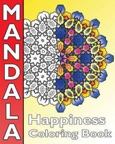 Happiness Mandala Coloring