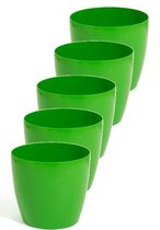 Bloempot Rond Duo 9cm ERWTGROEN Prosperplast / 5 STUKS ! /