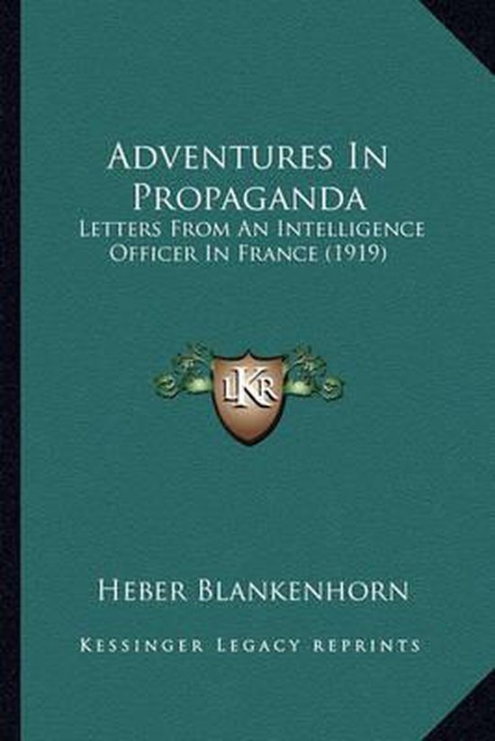 Adventures in Propaganda - cover